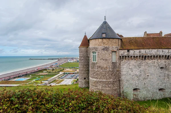 Dieppe Zijn Kasteel Normandië Frankrijk — Stockfoto