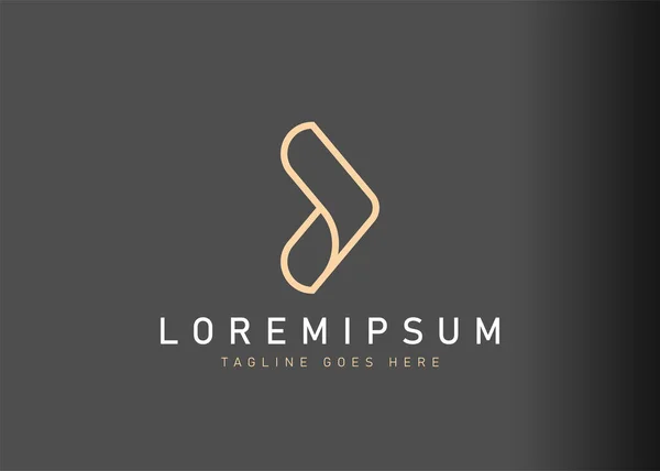 Muhasebe logosu tasarımı. Basit ileri ok simgesi tasarımının vektör illüstrasyonu. Çizgi sanatı tarzında lojistik logo tasarımı.