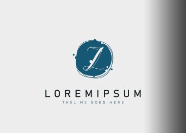 Baloncuk Z harfi logo tasarımı. Soyut Z baloncuğu harfi simge tasarımının çizimi. Vektör tasarımı