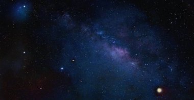 Yıldızlı gökyüzü, evren, galaksi, yıldızlar 