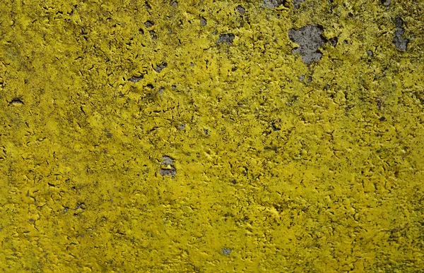 Beton Mit Beschädigter Gelber Farbe — Stockfoto