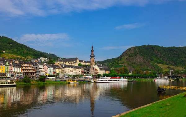 Cochem Moselle Almanya üzerinde — Stok fotoğraf