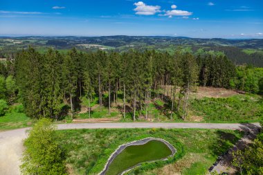 Marienheide gözlem kulesinden görüntülemek