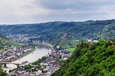 Cochem on the Moselle river
