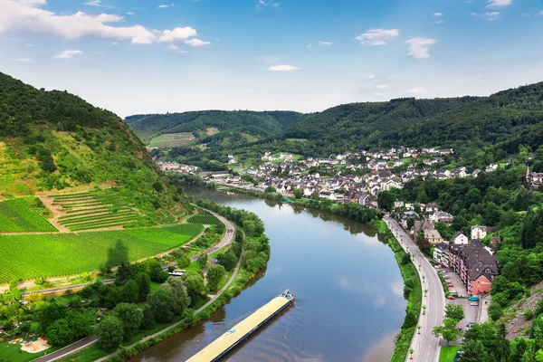 Cochem on the Moselle river — Stok fotoğraf