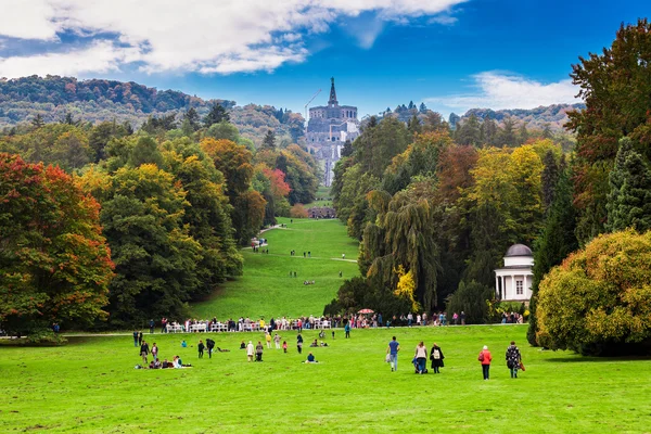 Jogos de água em Kassel — Fotografia de Stock