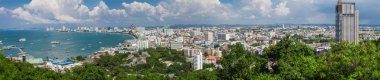 Pattaya Tayland - Panorama görünümünü