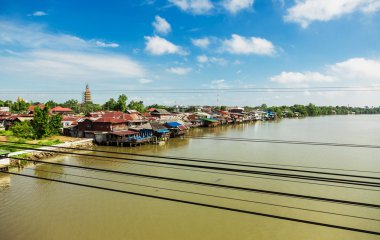 Nehir manzara Kuzey Tayland
