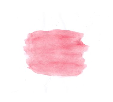 El çizimi mavi fırça darbesi. Suluboya veya soyut resimleme.