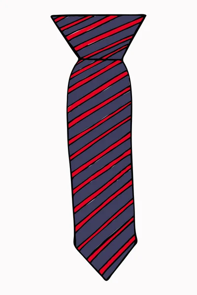 Mens tie, set, doodle 스타일, 스케치 일러스트 — 스톡 벡터