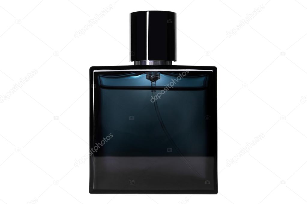 Men perfume isolated on a white background