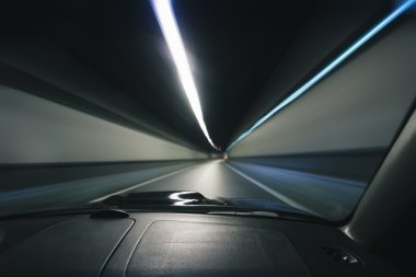 Araba hız gece sürücü de yol şehir