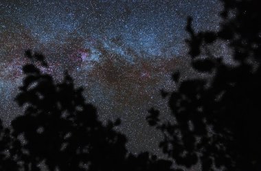 Rusya'da geceleri bulundu açıkça Samanyolu