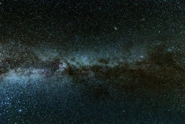 Rusya'da geceleri bulundu açıkça Samanyolu