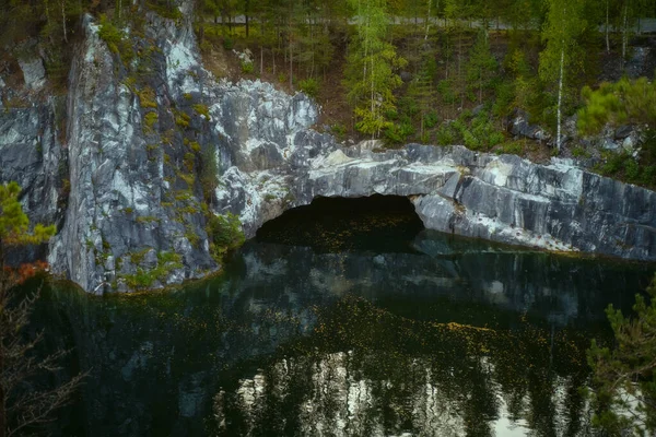 Marble Canyon Ruskeala Nature Reserve Republic Karelia North Russia — Stock Photo, Image