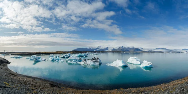 Jokulsarlon Glacier Lagoon in East Iceland. Iceberg on the water