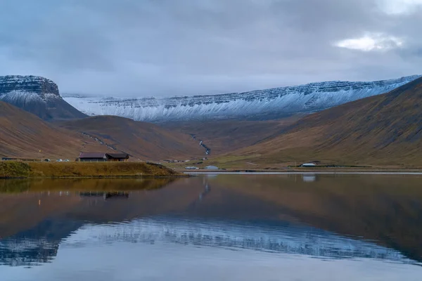 Δυτικά Φιόρδ Δυτικά Φιόρδ Είναι Περιοχή Στη Βόρεια Ισλανδία Δραματική — Φωτογραφία Αρχείου