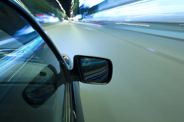 Speed night drive — Stock Photo, Image
