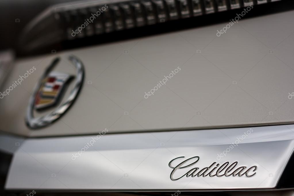 Emblem of Cadillac company on car at daytime
