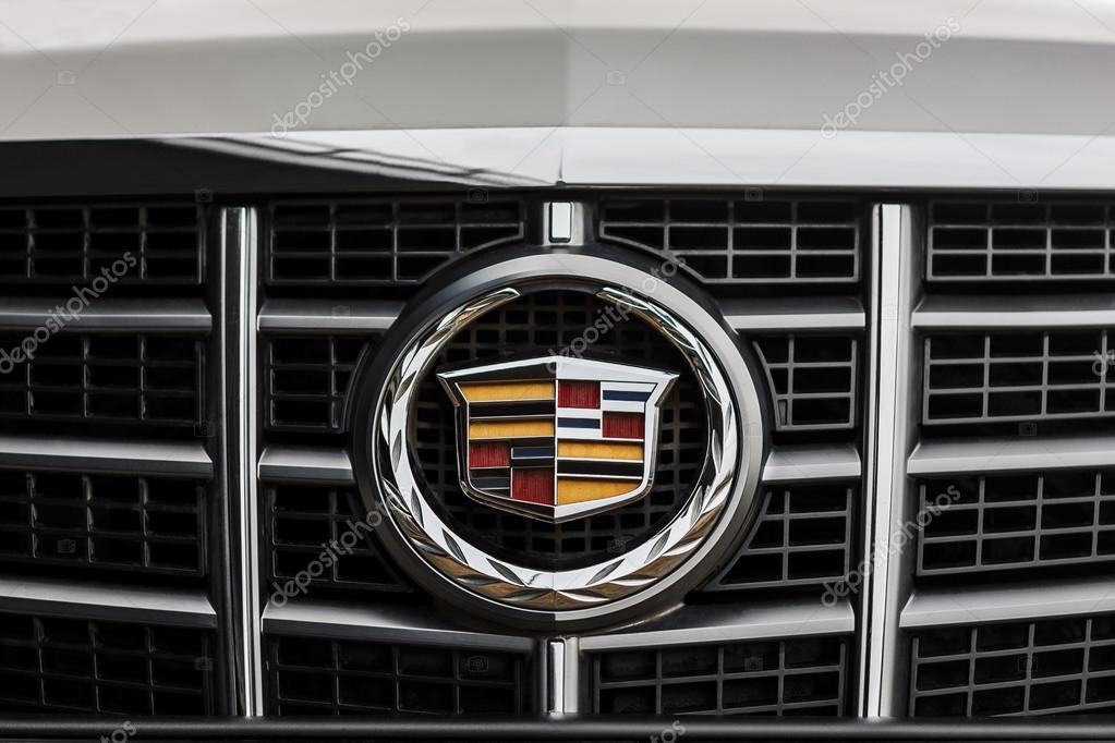 Emblem of Cadillac company on car at daytime