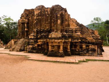 Eski Champa Krallığı 'nın tarihi yeri, oğlumun harabeleri Da Nang, Vietnam