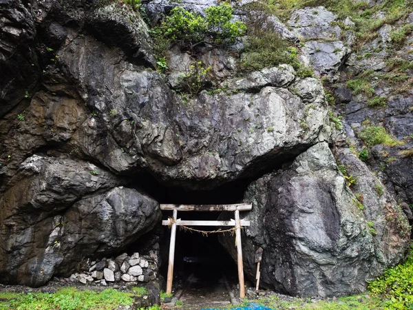 Mikurodo Grotta Udden Muroto Där Den Berömda Buddistmunken Kukai Sägs Royaltyfria Stockbilder