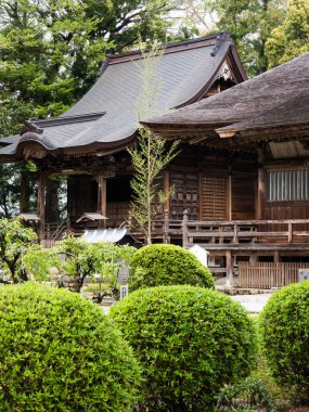 Nankoku, Kochi ili, Japonya - 6 Nisan 2018: Kokubunji 'de, Shikoku hac yolculuğunun 29 numaralı tapınağı