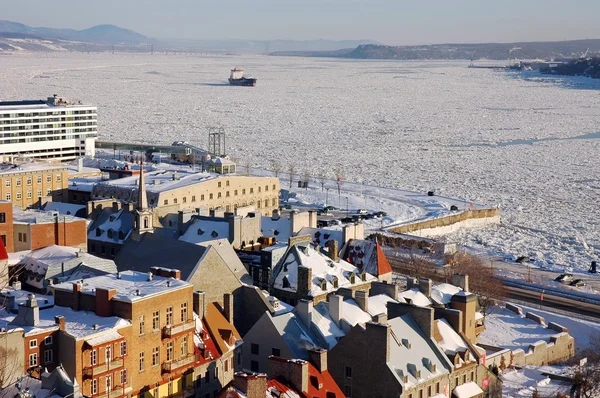 Şehir merkezindeki bir Québec