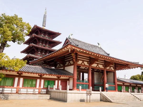 Boeddhistische Shitennoji tempel in Osaka — Stockfoto