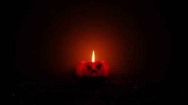 Halloween Candles Head Jack — Stock Photo, Image