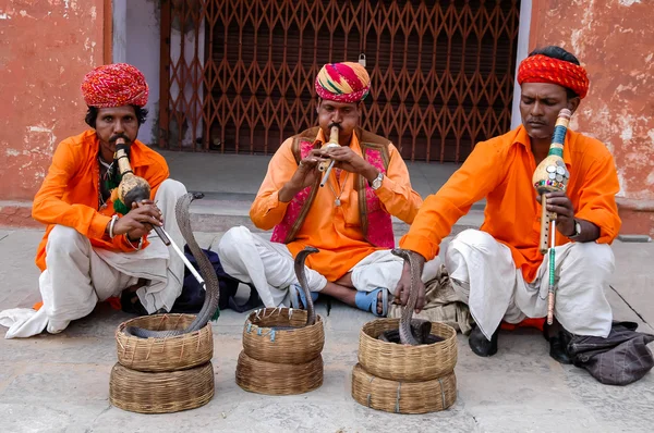 Snake charmers — Stock Photo, Image