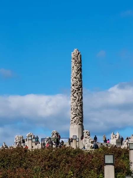 Vigeland park in oslo, norwegen — Stockfoto