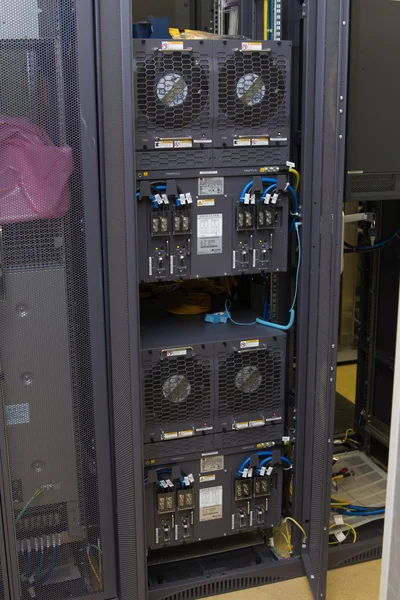 Διακομιστής rack σε datacenter — Φωτογραφία Αρχείου