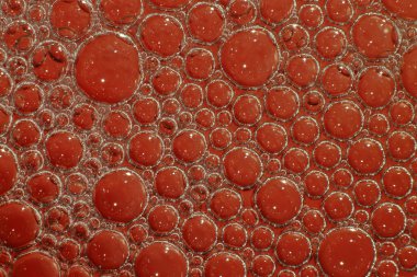 Arka plan kırmızı kabarcıkları