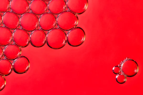 Macro bubbels in water — Stockfoto