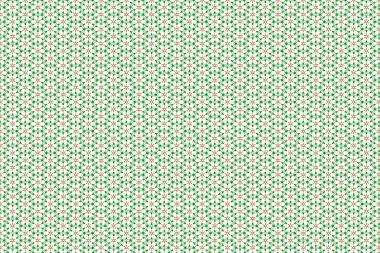 Şekilleri Olan Yeşil Kusursuz Desen. Soyut Şablon Kusursuz İslami Geometrik. Yeşil ve Beyaz Mozaik Süslemesi. Yeşil YarıTonlama Arkaplanı.