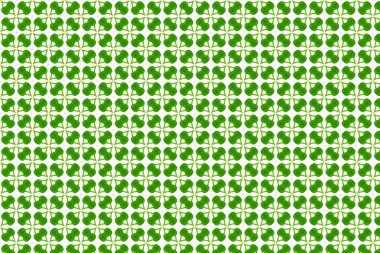 Soyut Şablon Kusursuz İslami Geometrik. Yeşil ve Beyaz Mozaik Süslemesi.