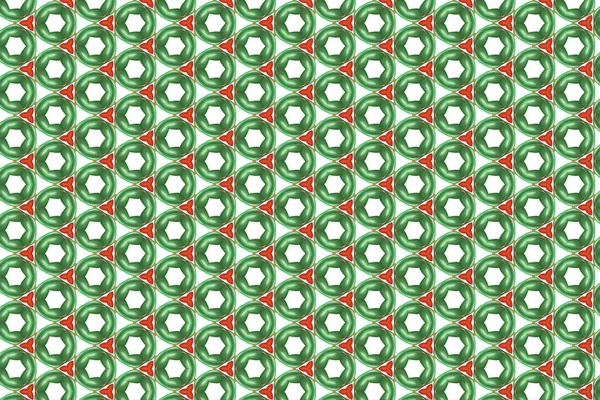 Background With Green And Red Circles. Pattern Color Pastel Background.