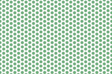 Yeşil Yıldız 'la Soyut Arkaplan. Polka Noktası Kusursuz Düzen. Kumaş, Hediye Paketi, Web Arkaplanı, Koleksiyon Defteri, Yamalama için Yıldız, Noktalar, Yuvarlak Biçim