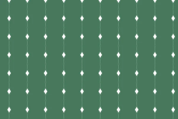 Seamless White Pattern With Vertical Lines On A Green Background.