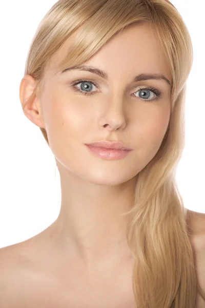 Portrait of the blond fresh woman — Stock Photo, Image