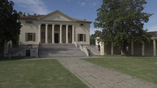 Villa Badoer is a villa in the Veneto region designed by Andrea Palladio — Stock Video