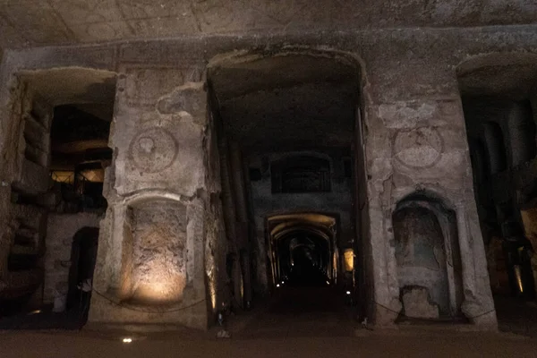 The Catacombs of San Gennaro in Naples — Stock Photo, Image