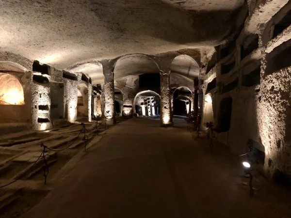 The Catacombs of San Gennaro in Naples — Stock Photo, Image