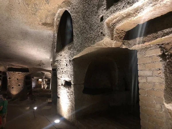 Die Katakomben von San Gennaro in Neapel — Stockfoto