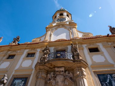 Loreto, Loreta 'nın dış görünüşü, Prag' daki önemli bir Barok hac kompleksi. Yüksek kalite fotoğraf