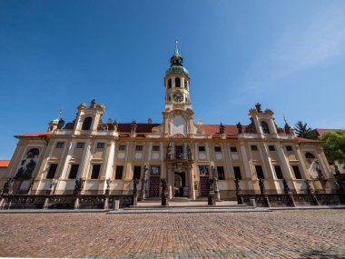 Loreto, Loreta 'nın dış görünüşü, Prag' daki önemli bir Barok hac kompleksi. Yüksek kalite fotoğraf