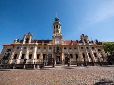 Loreto, Loreta 'nın dış görünüşü, Prag' daki önemli bir Barok hac kompleksi. Yüksek kalite fotoğraf