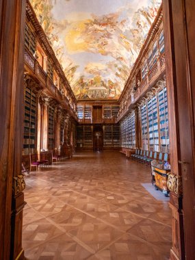  Prag 'daki Strahov Kütüphanesi, Çek, Yüksek kalite fotoğraf