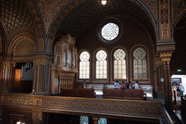 Prag 'daki İspanyol Sinagogu, Çek Cumhuriyeti, Yüksek kalite fotoğraf